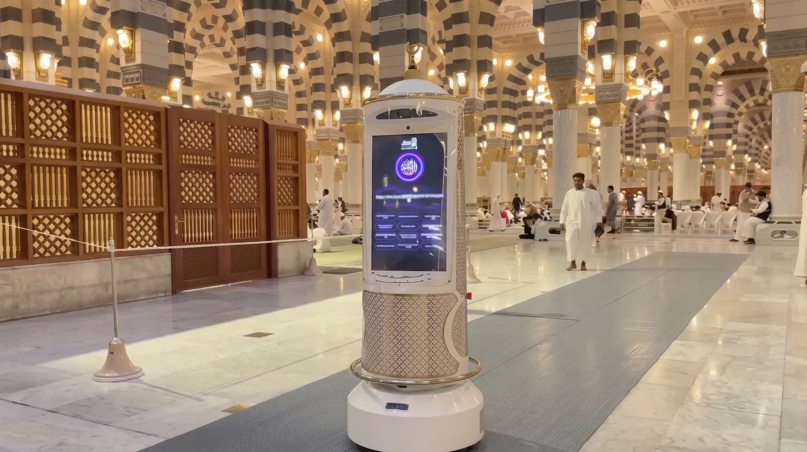 SWB Atlas service robot on a hospital floor